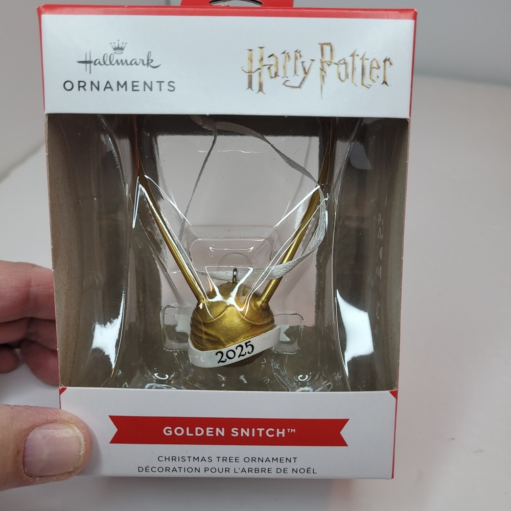 Hallmark Christmas Ornament‎ Harry Potter Golden Snitch 2025 Dated NEW